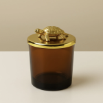 VENA KAHVERENGİ BARDAKLI KAPLUMBAĞA KAPAKLI MANGO KOKULU MUM