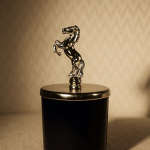 VENA LACİVERT GÜMÜŞ AT KAPAKLI LAVANTA KOKULU MUM