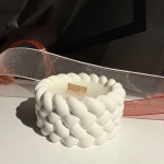 VENA BEYAZ ÖRGÜ DESEN KOKUSUZ MUM