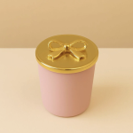 VENA PEMBE BARDAKLI FİYONK KAPAKLI PORTAKAL KOKULU MUM